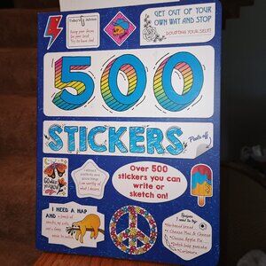NEW Picadilly 500 Stickers Book - Design Color Draw Your Own